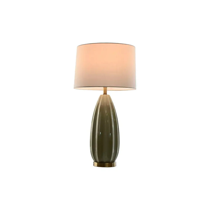 Настолна лампа Home ESPRIT Бял Зелен Каменинов 50 W 220 V