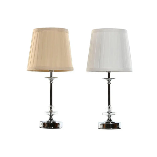 Настолна лампа Home ESPRIT Бял Бежов Метал 25 W 220 V 20 x