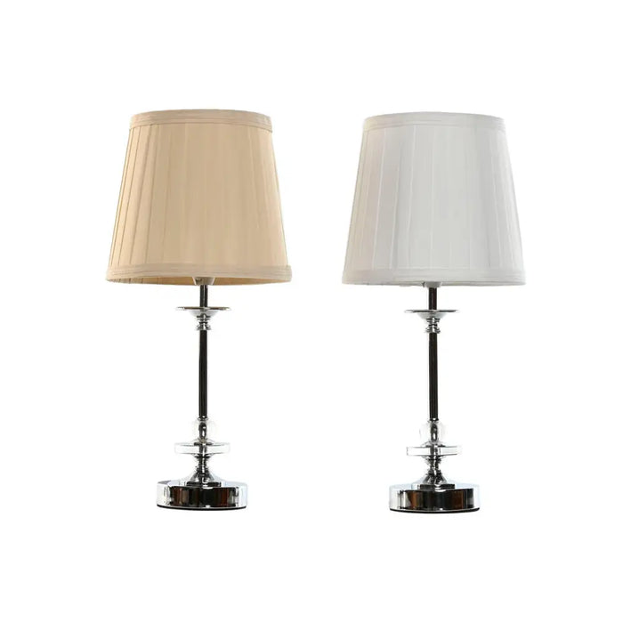 Настолна лампа Home ESPRIT Бял Бежов Метал 25 W 220 V 20 x