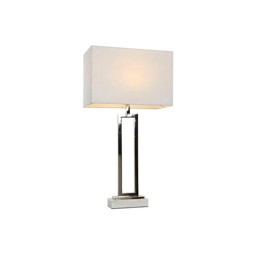 Настолна лампа Home ESPRIT Бял Сребрист 50 W 220 V
