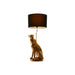 Настолна лампа Home ESPRIT Черен Златен 33 x 33 x 78,5 cm