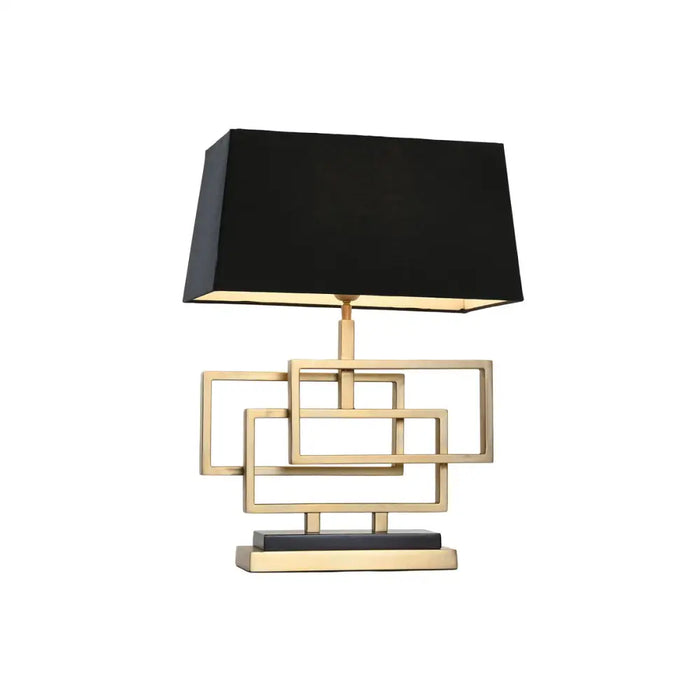 Настолна лампа Home ESPRIT Черен Златен 50 W 220 V