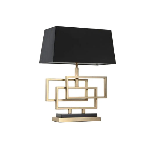 Настолна лампа Home ESPRIT Черен Златен 50 W 220 V