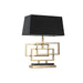 Настолна лампа Home ESPRIT Черен Златен 50 W 220 V