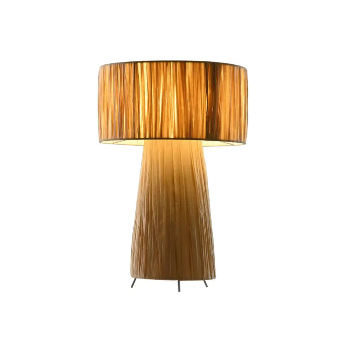 Настолна лампа Home ESPRIT Кафяв Метал Рафия 50 W 220 V 27