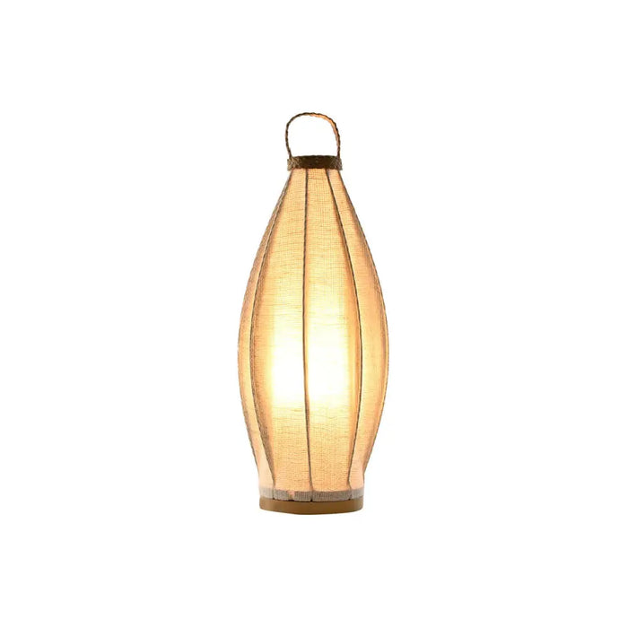 Настолна лампа Home ESPRIT Кафяв лен Метал Въже 25 x 25 x