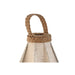 Настолна лампа Home ESPRIT Кафяв лен Метал Въже 25 x 25 x