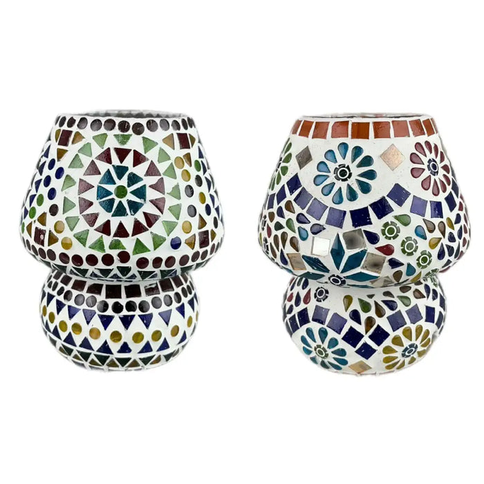 Настолна лампа Home ESPRIT Многоцветен Алуминий Кристал 220