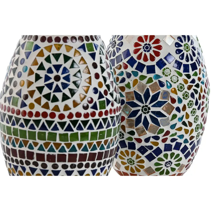 Настолна лампа Home ESPRIT Многоцветен Алуминий Кристал 220