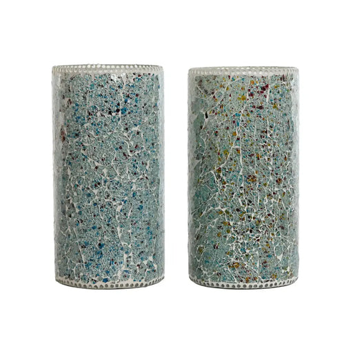 Настолна лампа Home ESPRIT Зелен Небесно синьо 25 W 220 V