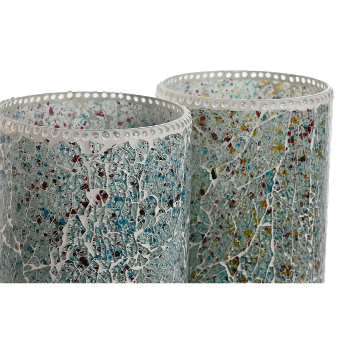 Настолна лампа Home ESPRIT Зелен Небесно синьо 25 W 220 V