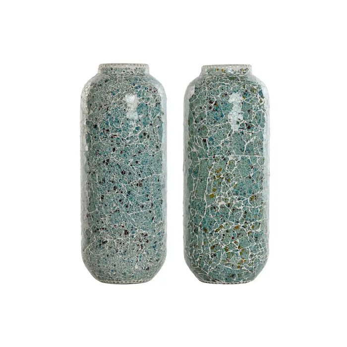 Настолна лампа Home ESPRIT Зелен Небесно синьо 25 W 220 V