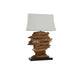 Настолна лампа Home ESPRIT Желязо тиково дърво 50 X 22 X 80