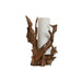 Настолна лампа Home ESPRIT Желязо тиково дърво 30 X 55 X 80