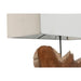 Настолна лампа Home ESPRIT Желязо тиково дърво 60 X 20 X 55