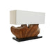 Настолна лампа Home ESPRIT Желязо тиково дърво 60 X 20 X 55