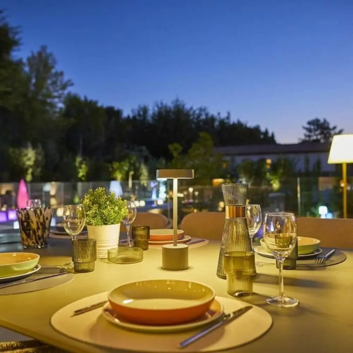 Настолна лампа Lumisky ROBY GREY Алуминий