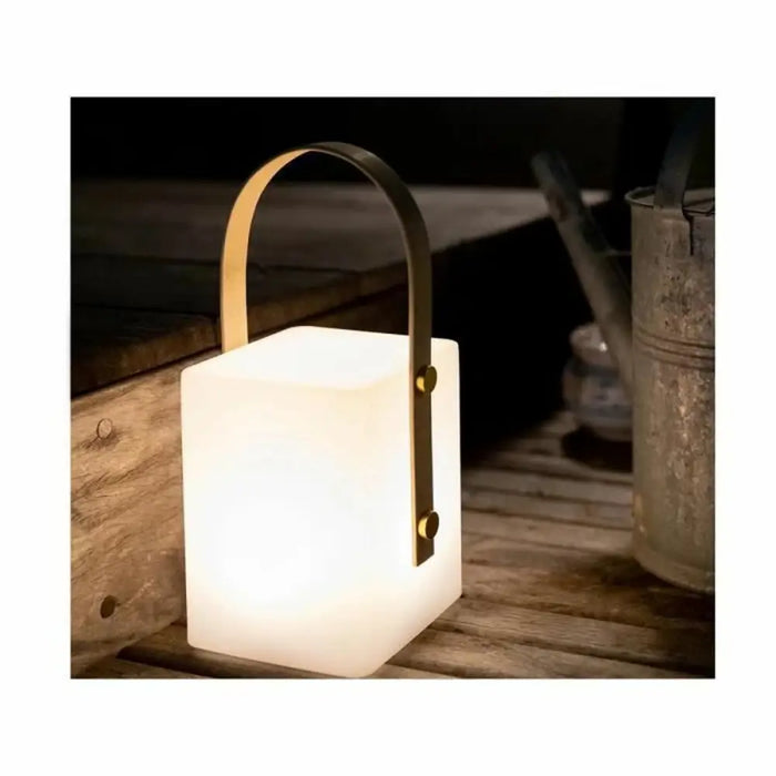 Настолна лампа Lumisky Tiky 10 x 10 x 25 cm Бял Кафяв