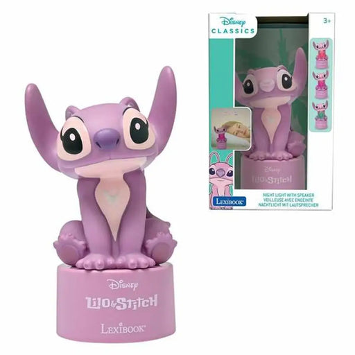 Настолна лампа с LED с функция за нощ Stitch Angel Пластмаса