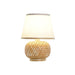 Настолна лампа DKD Home Decor Кафяв Естествен Бамбук 50 W