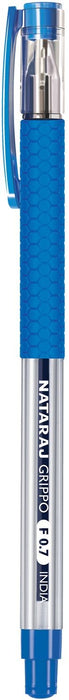 Химикалка Nataraj Grippo - Синя, 0.7 mm