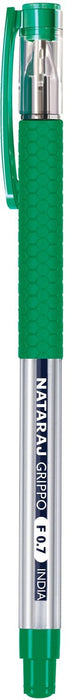 Химикалка Nataraj Grippo - Зелена, 0.7 mm