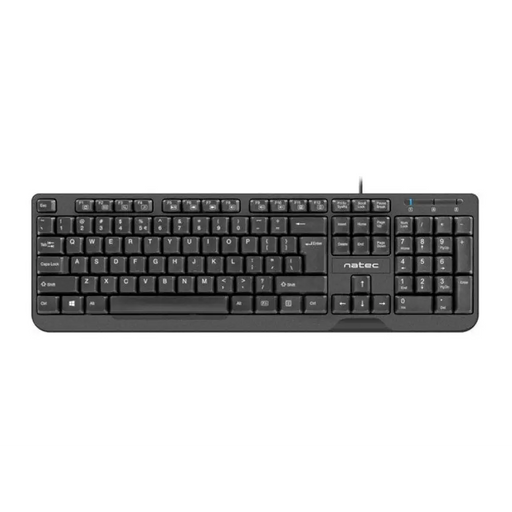 NATEC КЛАВИАТУРА TROUT SLIM USB US LAYOUT ЧЕРНА