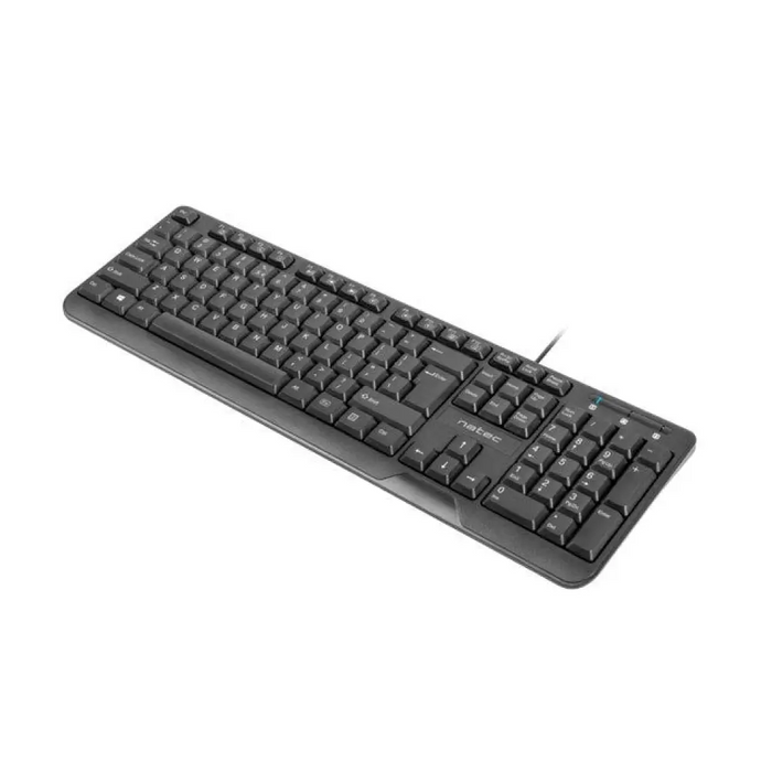 NATEC КЛАВИАТУРА TROUT SLIM USB US LAYOUT ЧЕРНА
