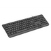 NATEC КЛАВИАТУРА TROUT SLIM USB US LAYOUT ЧЕРНА