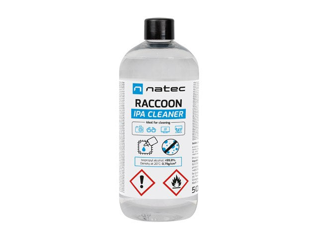 ИЗОПРОПИЛОВ АЛКОХОЛ NATEC RACCOON IPA ПОЧИСТВАЩ ПРЕПАРАТ 500 МЛ