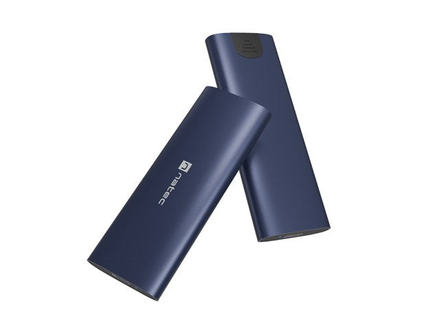 Външен корпус за SSD NATEC RHINO M.2 NVME LITE, USB-C 3.2 GEN 2, стомана, тъмносин