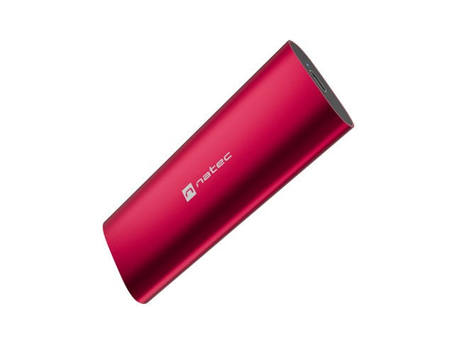 NATEC RHINO M.2 NVME LITE ВЪНШЕН SSD КОРПУС USB-C 3.2 GEN 2 РУБИНЕНО ЧЕРВЕН