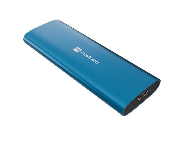 Външен корпус за SSD NATEC RHINO M.2 NVME LITE, USB-C 3.2 GEN 2, цвят Horizon Blue