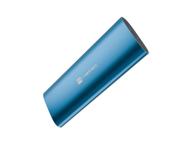 Външен корпус за SSD NATEC RHINO M.2 NVME LITE, USB-C 3.2 GEN 2, цвят Horizon Blue