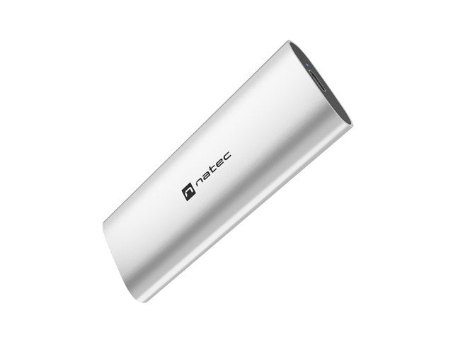 Външен корпус за SSD NATEC RHINO M.2 NVME LITE, USB-C 3.2 GEN 2, Arctic Silver