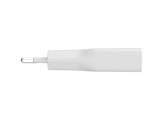 NATEC RIBERA GAN SLIM Мрежово зарядно устройство 1× USB-A + 1× USB-C 20W Бяло