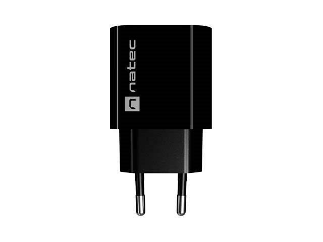 ЗАРЯДНО УСТРОЙСТВО NATEC RIBERA 1X USB-A 18W ЧЕРНО