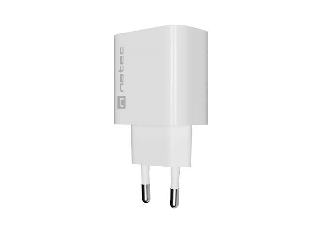 ЗАРЯДНО ЗА СТЕН NATEC RIBERA 1X USB-C 20W БЯЛО