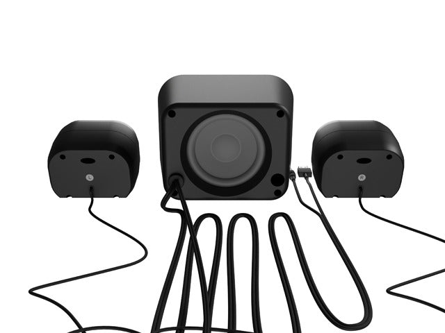 Natec високоговорители Pug 11w rms 2.1, черни