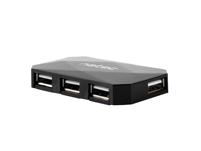 Natec HUB Locust USB 2.0 4-портов черен