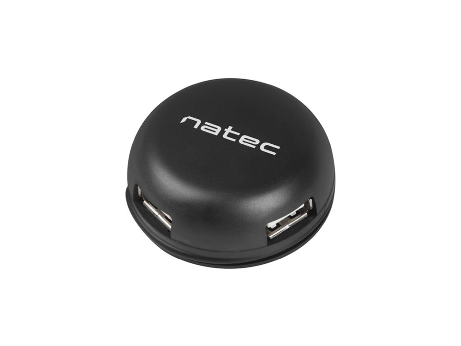 Natec usb 2.0 хъб bumblebee 4 порта черен