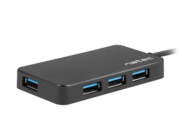 Natec HUB Moth USB 3.0 4-портов черен