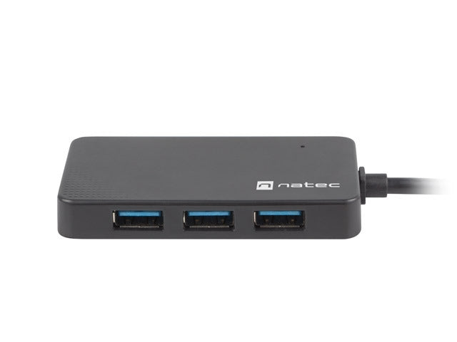 Natec usb 3.0 хъб копринена буба 4-порта черен usb-c