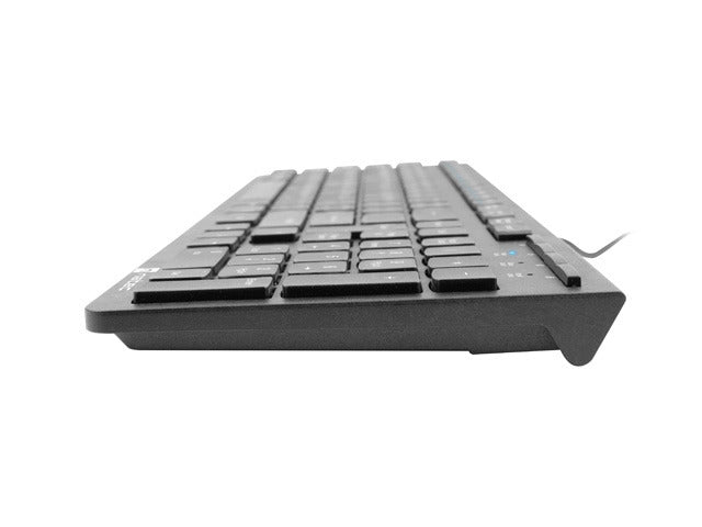 Клавиатура Natec Discus 2 SLIM, американска разпределителна способност, черна
