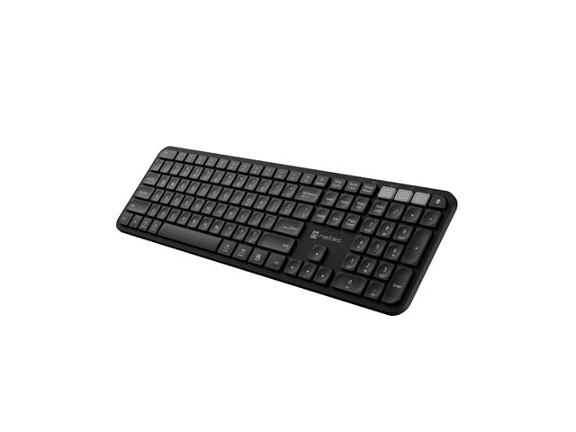 Natec Комплект 2 в 1 Клавиатура Octopus + Мишка US Layout Безжичен Bluetooth + 2,4 GHz USB
