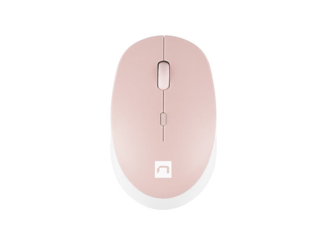 Natec Mouse Harrier 2, 1600 DPI Bluetooth 5.1 бяло-розово