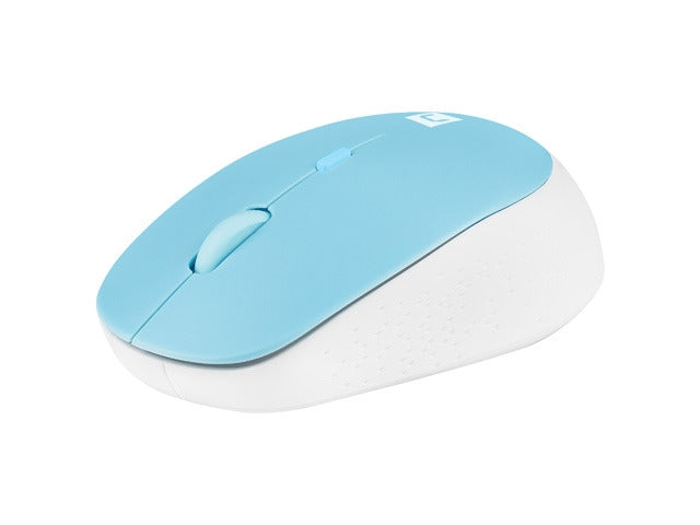 Natec Mouse Harrier 2, 1600 DPI Bluetooth 5.1 бяло-синьо