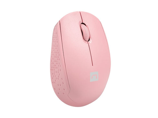 Мишка Natec Stork безжична 1600DPI оптична, розова