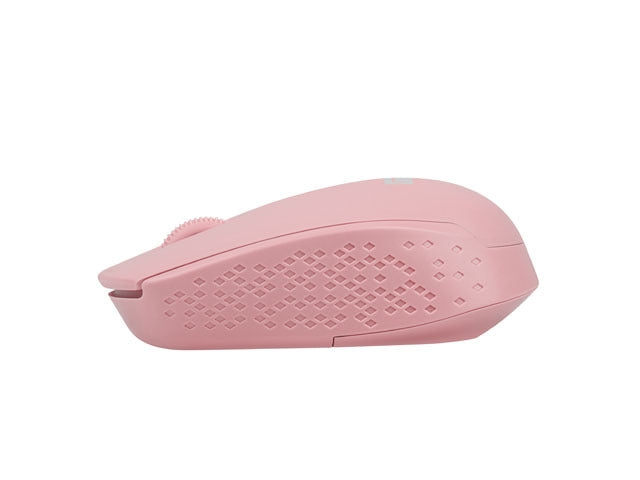 Мишка Natec Stork безжична 1600DPI оптична, розова