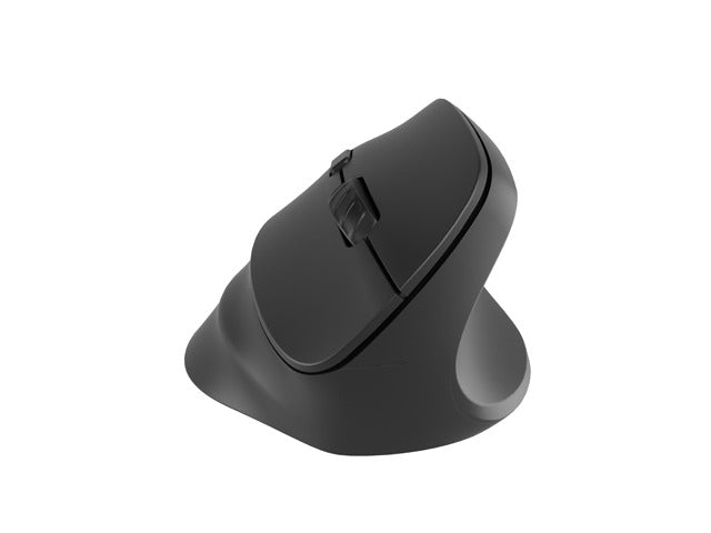 Вертикална мишка Natec Crake 2 BLUETOOTH 5.2 + 2.4GHZ ЧЕРНА 2400dpi, дясна ръка, черна